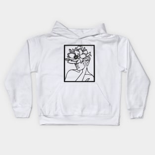 Rose Lady Kids Hoodie